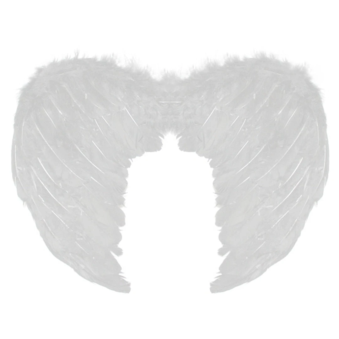 Swedia's Wings & Wands Small Feather Wings -White 1 Swedia's Wings & Wands Small Feather Wings -White