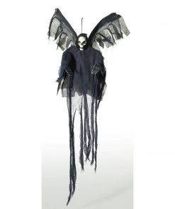 Tomfoolery Small Flying Skull Halloween Prop