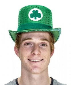 Interalia Group Hats & Headwear St Patricks Day Clover Top Hat