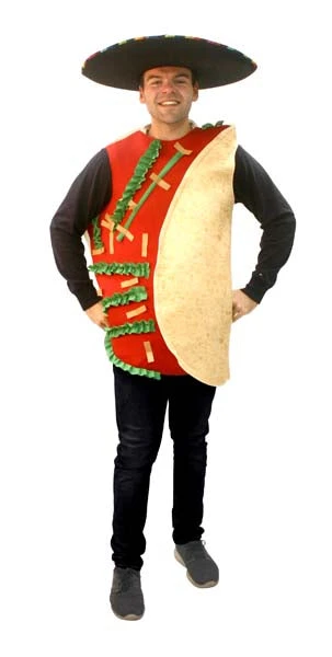 Tomfoolery Mensc Taco Costume - Dr Toms 2 Tomfoolery Mensc Taco Costume - Dr Toms