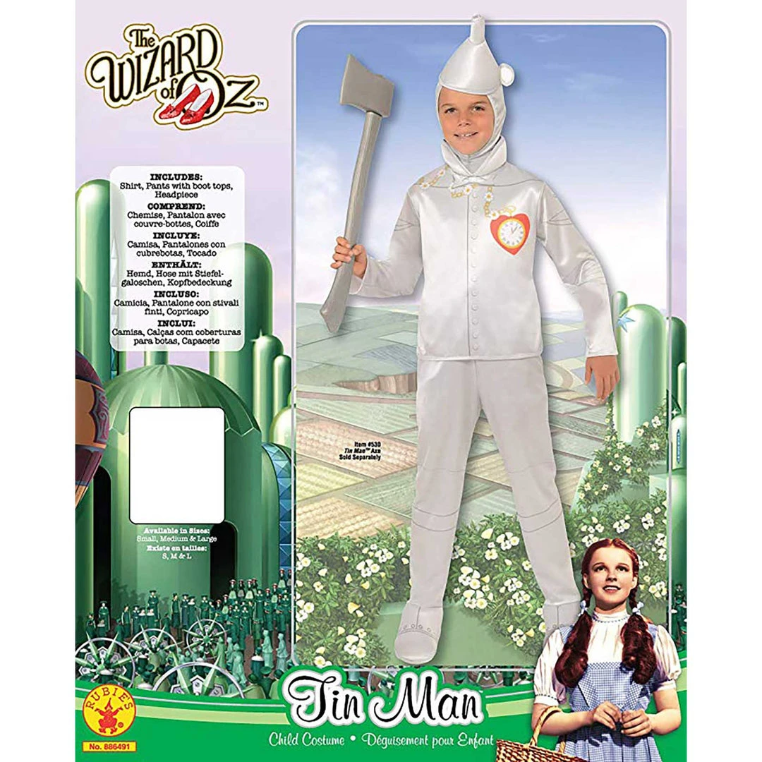 Rubie's Deerfield Boys Costumes Tin Man Deluxe Costume - Child 2 Rubie's Deerfield Boys Costumes Tin Man Deluxe Costume - Child