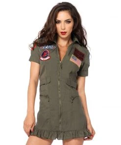 Tomfoolery Top Gun Flight Dress Ladiesc