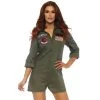 Tomfoolery Top Gun Romper Flight Suit
