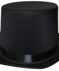 Swedia's Top Hat - Black Satin
