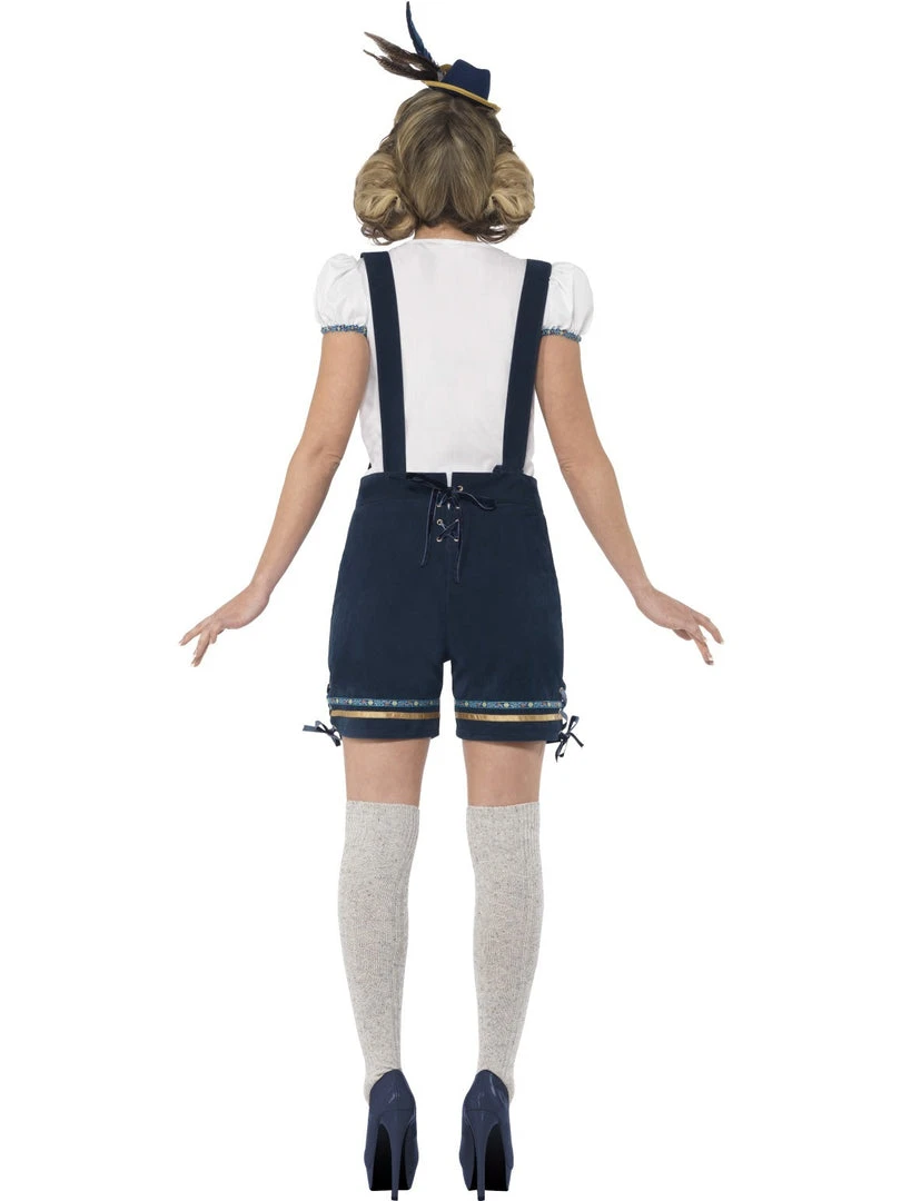 Smiffys Traditional Ladies Edelweiss Lederhosen Costume 3 Smiffys Traditional Ladies Edelweiss Lederhosen Costume