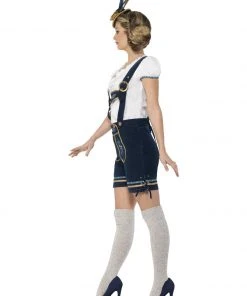 Smiffys Traditional Ladies Edelweiss Lederhosen Costume