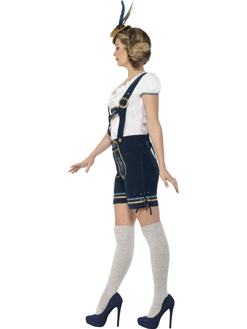 Smiffys Traditional Ladies Edelweiss Lederhosen Costume 2 Smiffys Traditional Ladies Edelweiss Lederhosen Costume