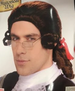Forum Novelties Colonial Man Brown Historical Wig Wigsc