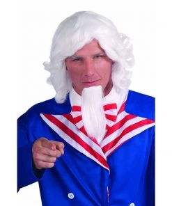 Forum Novelties Medieval & Historical Uncle Sam Wig And Beard Set