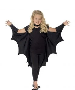 Smiffys Vampire Bat Wings - Child Girls Costumes