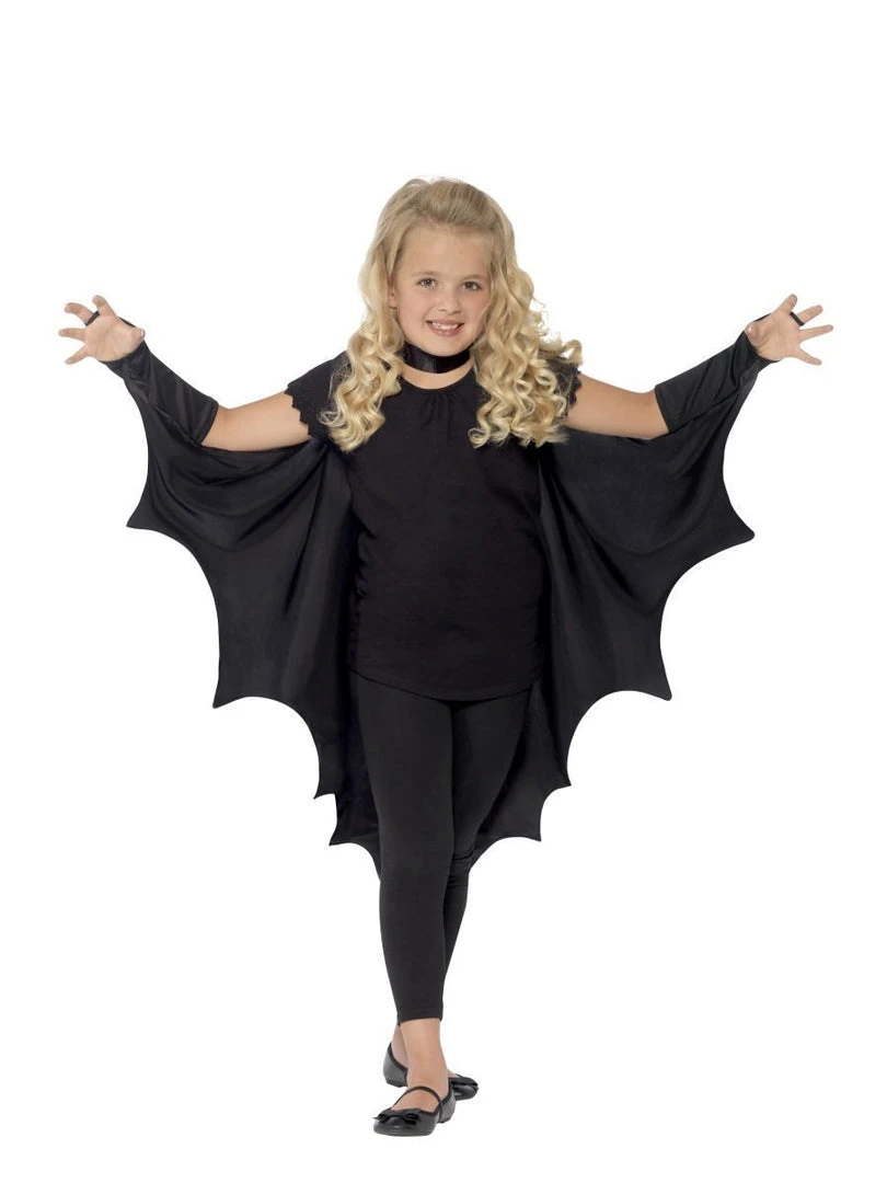 Smiffys Vampire Bat Wings - Child Girls Costumes 2 Smiffys Vampire Bat Wings - Child Girls Costumes