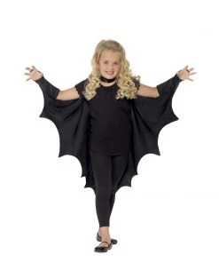 Smiffys Vampire Bat Wings - Child Girls Costumes