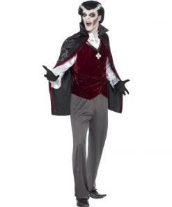 Smiffys Vampire Costume - Mens Mensc