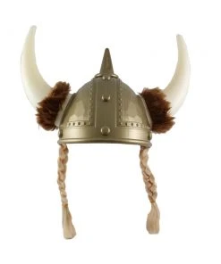 Trademart Hats & Headwear Viking Hat With Plaits