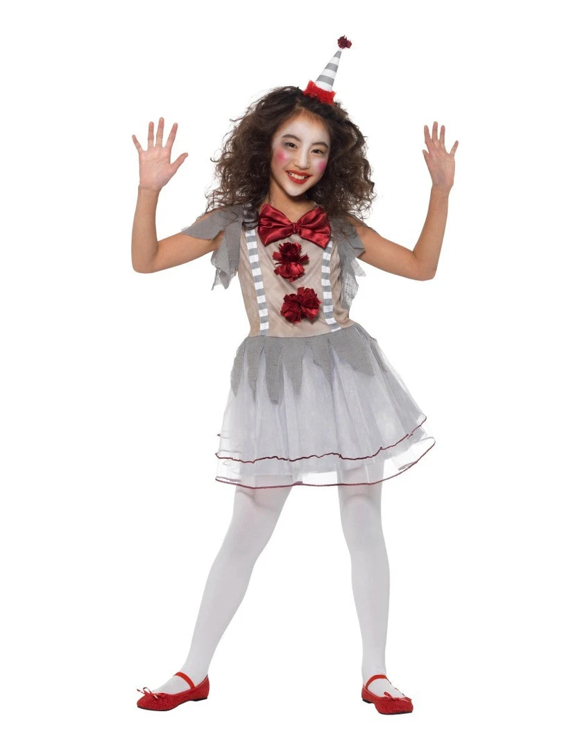 Smiffys Vintage Clown Girl Costume Girls Costumes 2 Smiffys Vintage Clown Girl Costume Girls Costumes
