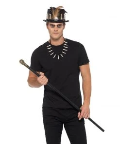 Smiffys Voodoo Kit With Feather Top Hat