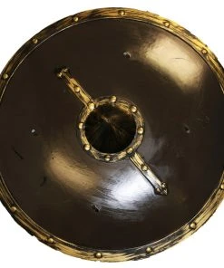 Swedia's Warrior Shield In Black And Gold