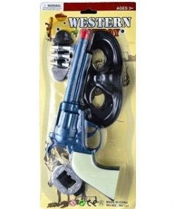Jack In The Box Weapons & Armour Western Cowboy Gun And Mask