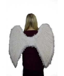 Interalia Group Accessoriesc Large White Feather Angel Wings
