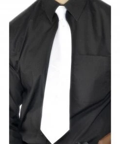 Smiffys Deluxe White Gangster Tie