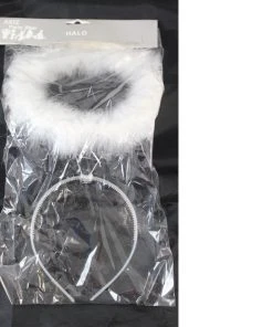 Trademart Accessoriesc White Fluffy Halo On Headband