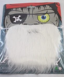 Trademart Facial Hair White Pirate Beard