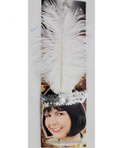 Trademart Accessoriesc White Twenties Headband