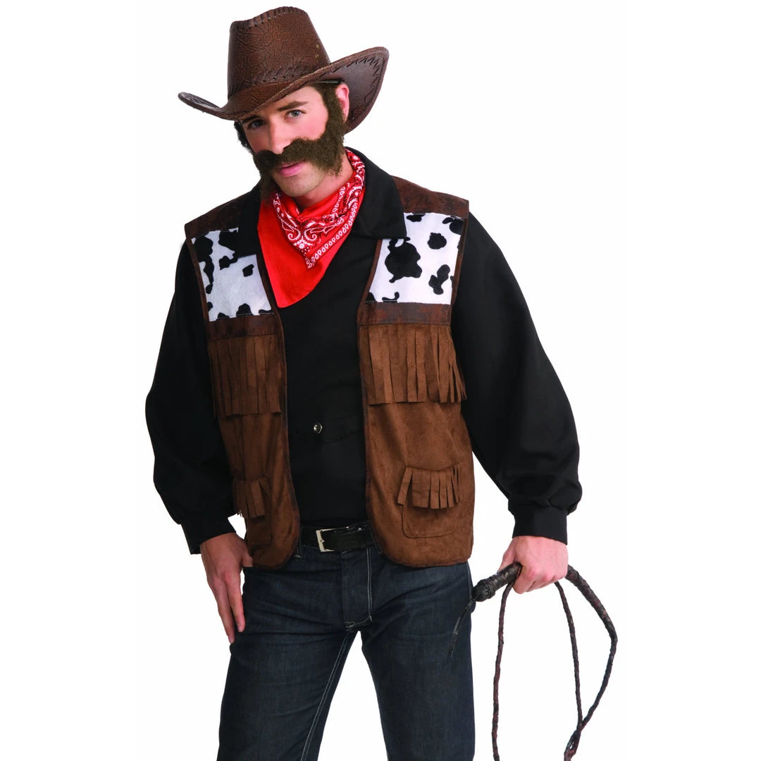 Forum Novelties Wild Western Cowboy Vest - Adult Mensc 1 Forum Novelties Wild Western Cowboy Vest - Adult Mensc