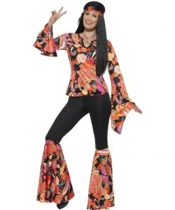 Smiffys Ladiesc Willow The Hippie Costume