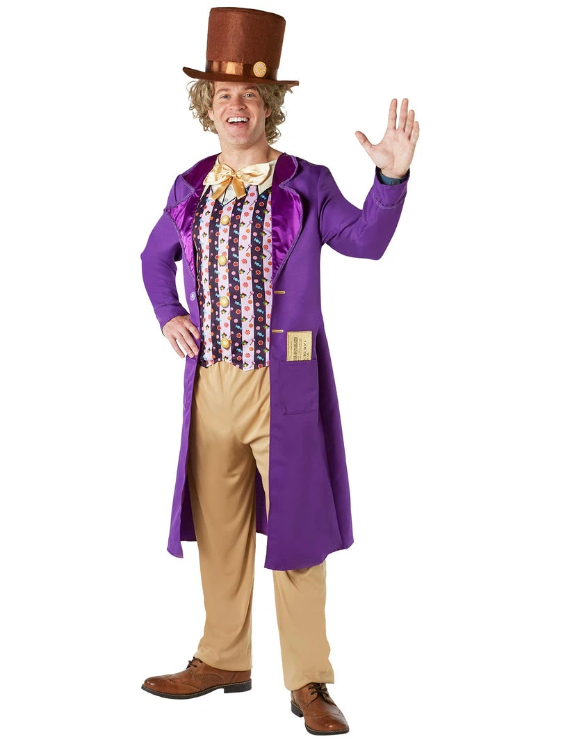 Rubie's Deerfield Mensc Willy Wonka Deluxe Costume - Adult 3 Rubie's Deerfield Mensc Willy Wonka Deluxe Costume - Adult