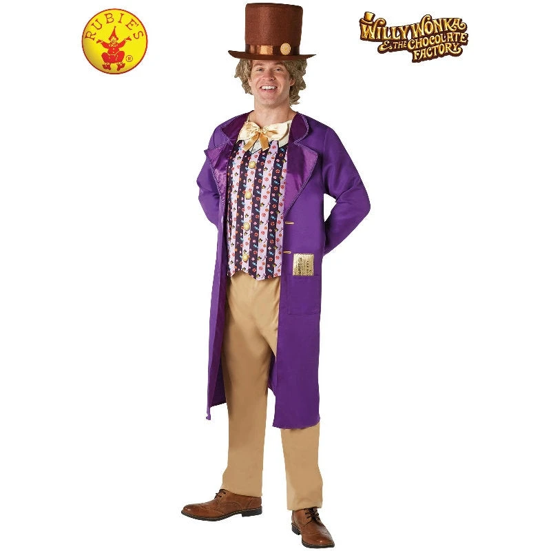Rubie's Deerfield Mensc Willy Wonka Deluxe Costume - Adult 1 Rubie's Deerfield Mensc Willy Wonka Deluxe Costume - Adult
