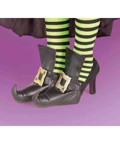 Forum Novelties Witch Shoe Covers With Gold Buckle