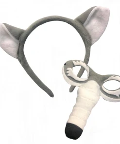 Swedia's Wolf Headband & Mask Set Animals Accessories