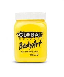 Interalia Group Yellow Face And Body Paint Accessoriesc