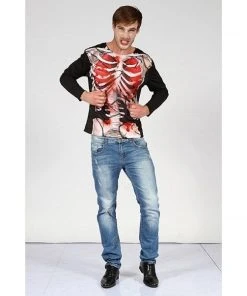 Interalia Group Mensc Zombie Skeleton T-Shirt