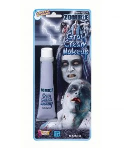 Forum Novelties Zombie Grey Cream Make Up Accessoriesc