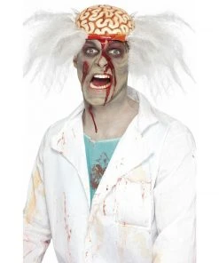Smiffys Zombie Scalped Scientist Wig