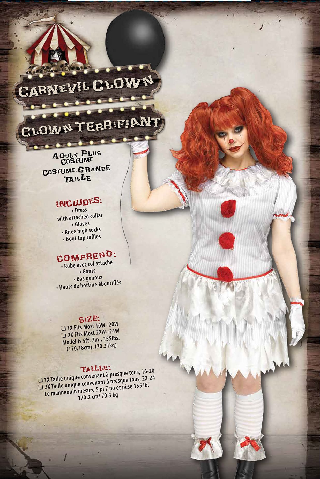 Deals Crackerjack Costume Store -Deals Crackerjack Costume Store 119325 plus carnival clown 2 e1757756592703